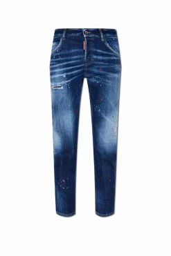 Dsquared2 GRANATOWY Jeansy `Cool Girl`