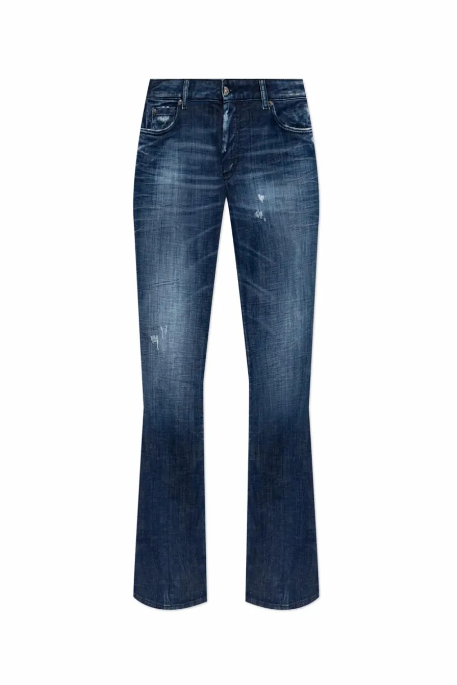 Dsquared2 GRANATOWY Jeansy `Medium Waist`