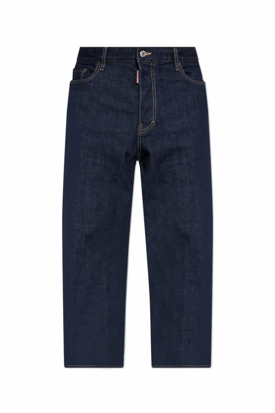 Dsquared2 GRANATOWY Jeansy `Loose`