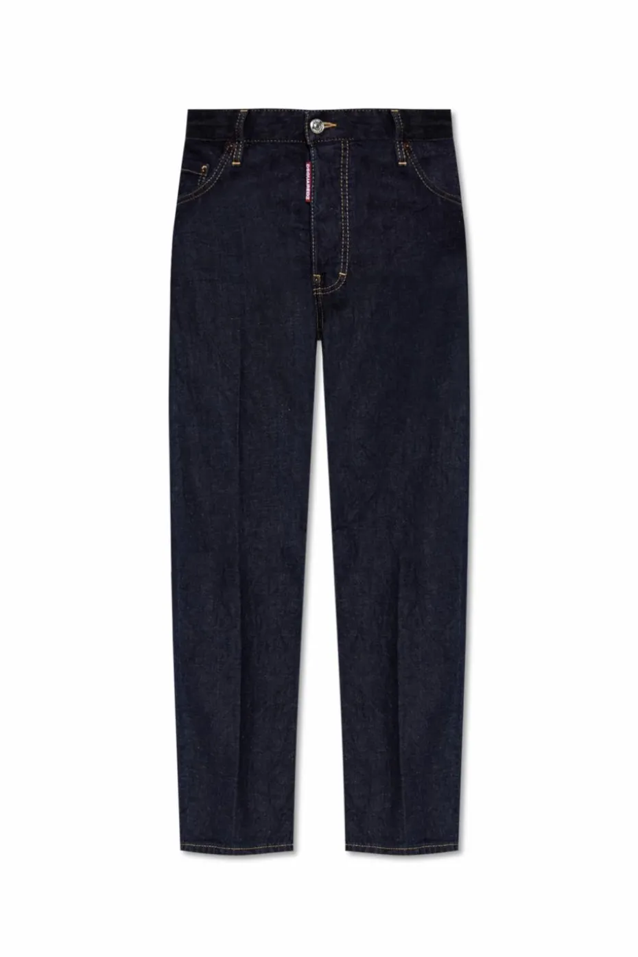 Dsquared2 GRANATOWY Jeansy `642` kapsuła `Summer Lovers`
