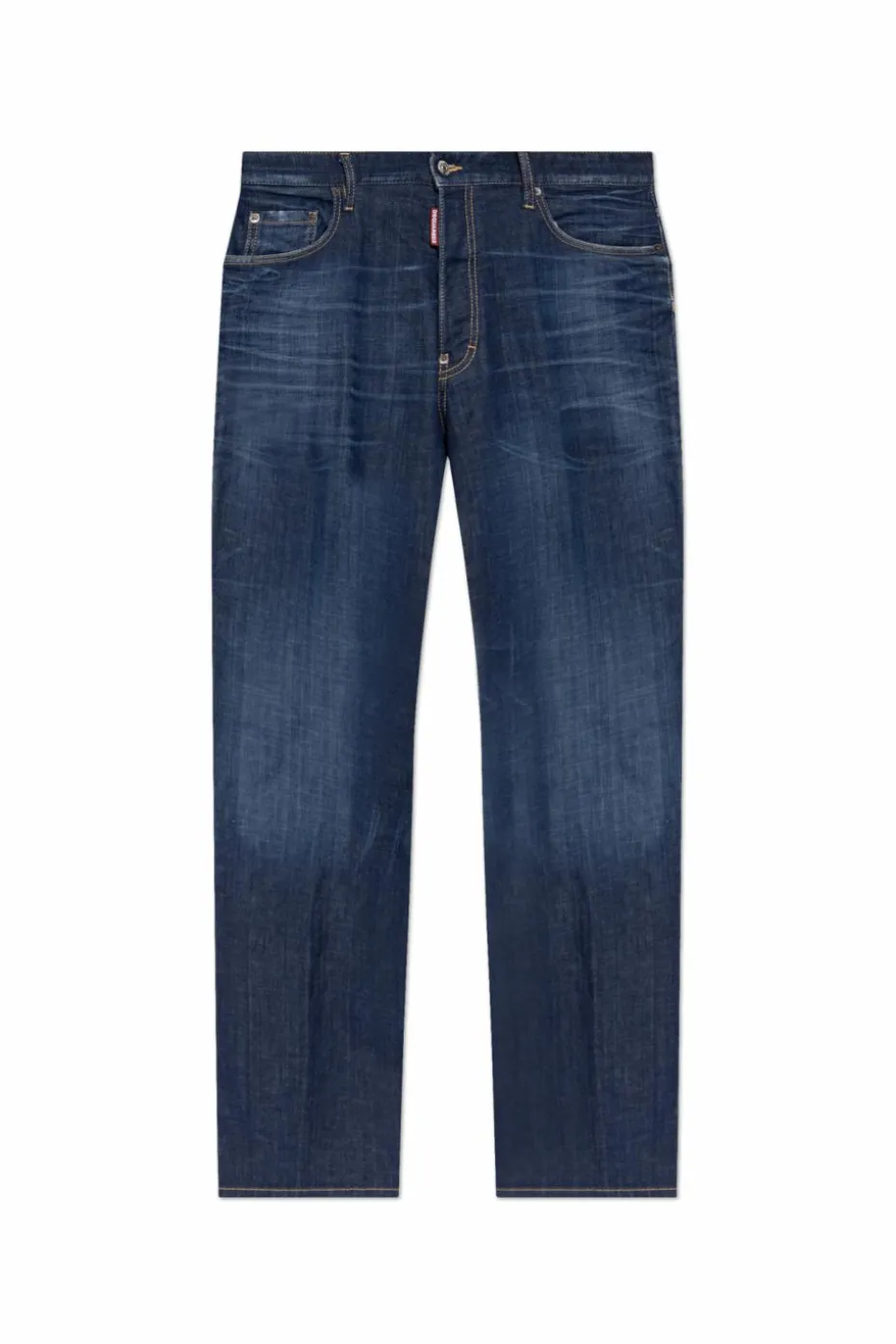 Dsquared2 GRANATOWY Jeansy `Loose`