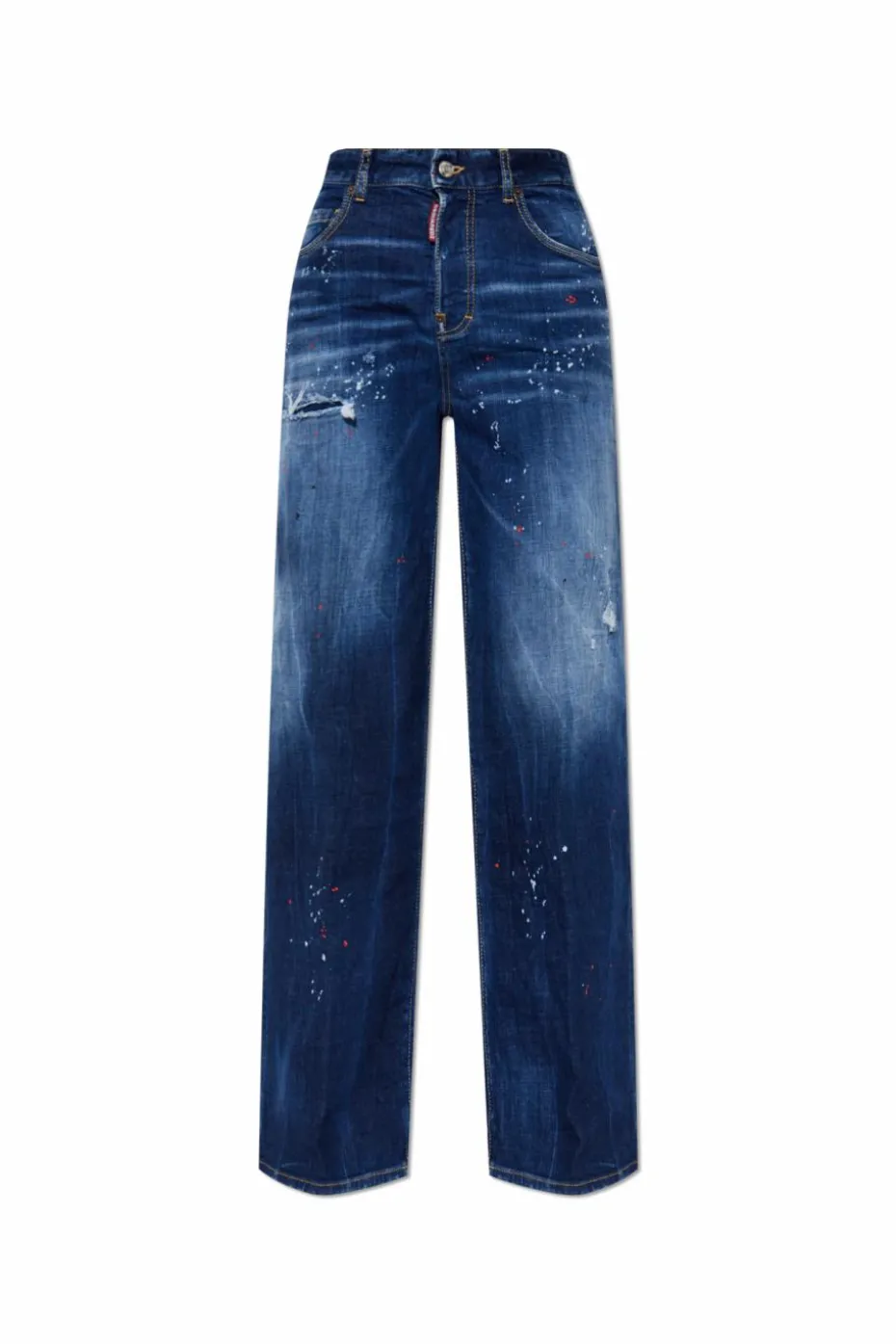 Dsquared2 GRANATOWY Jeansy `Traveller`