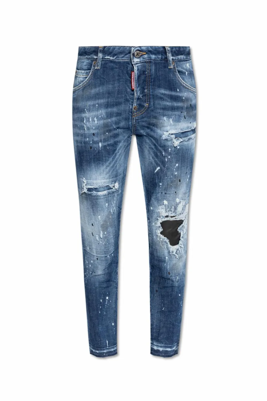 Dsquared2 GRANATOWY Jeansy `Cool Girl`