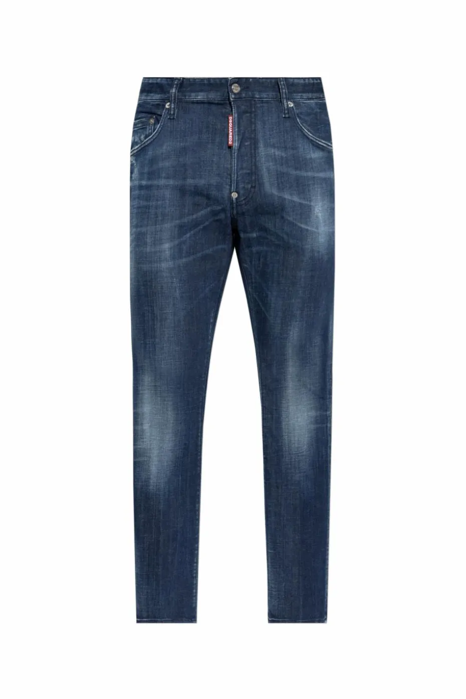 Dsquared2 GRANATOWY Jeansy `Skater`