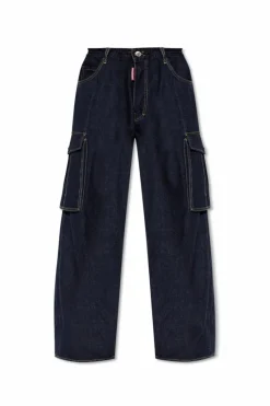 Dsquared2 GRANATOWY Jeansy kapsuła `Summer Lovers`