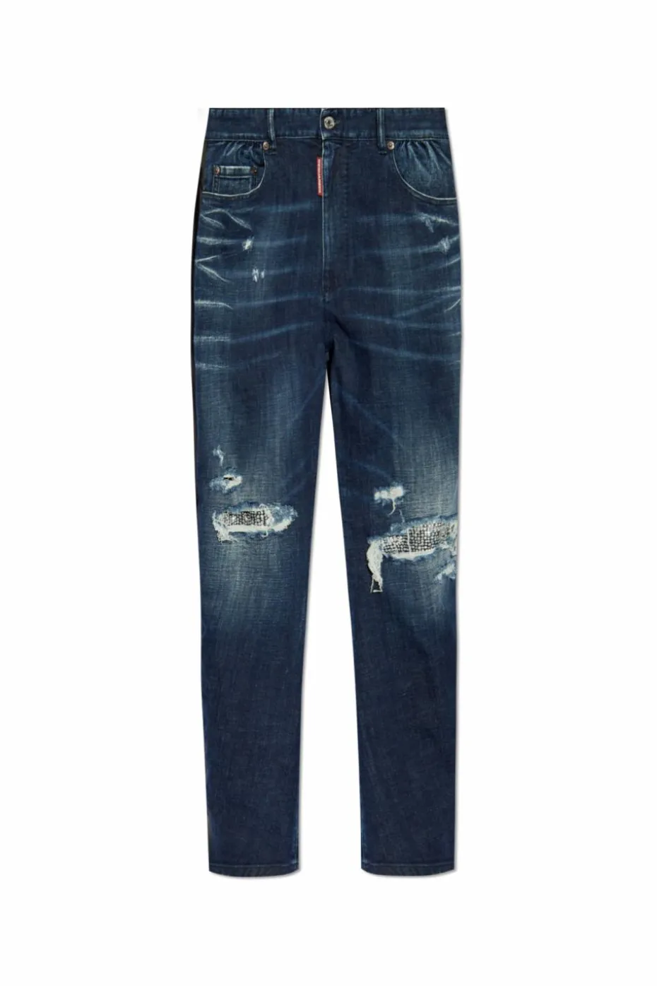 Dsquared2 GRANATOWY Jeansy `Loncon Brothers`