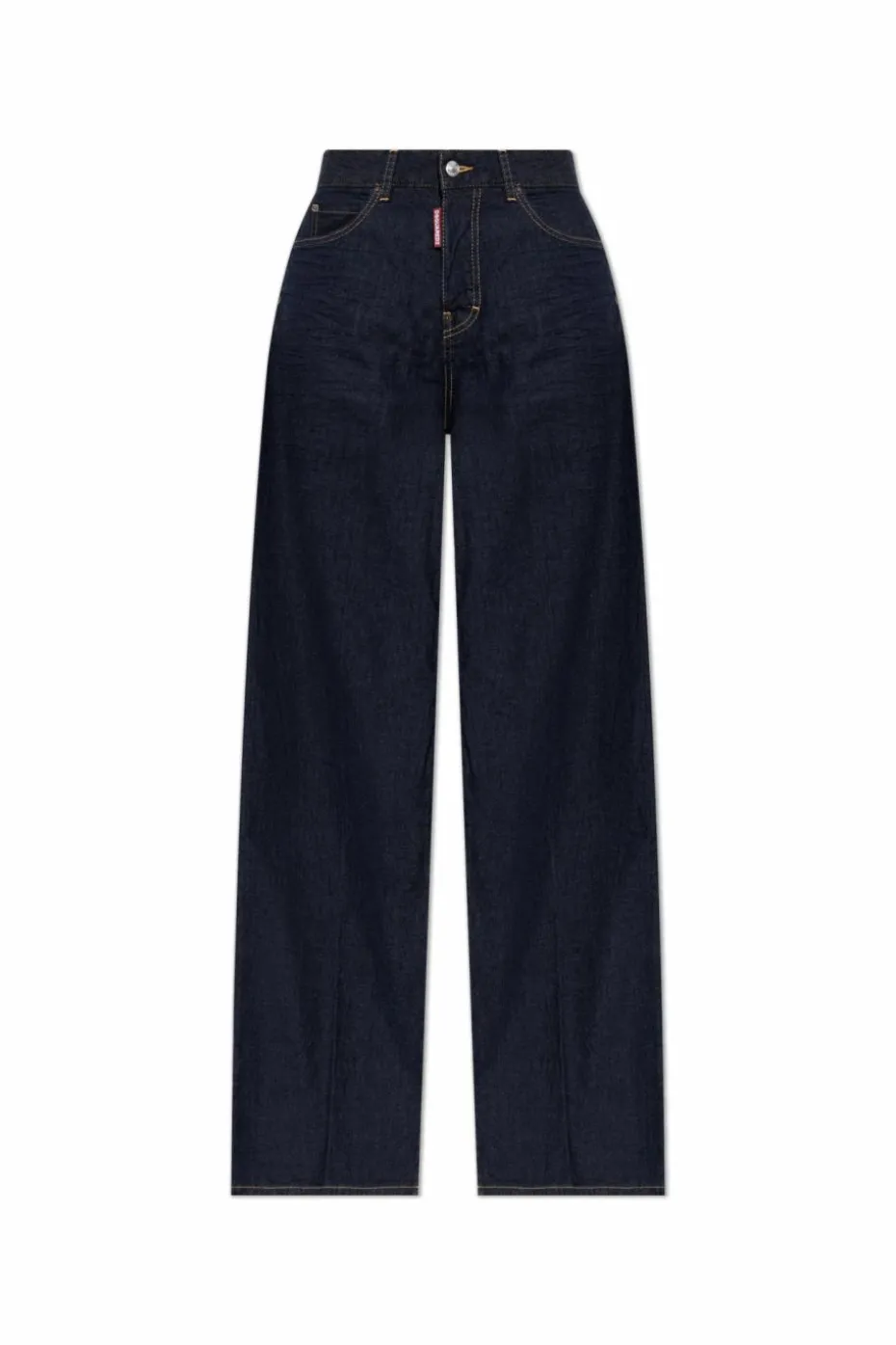Dsquared2 GRANATOWY Jeansy `Traveller` kapsuła `Summer Lovers`