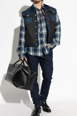 Dsquared2 GRANATOWY Jeansy `Cool Guy`