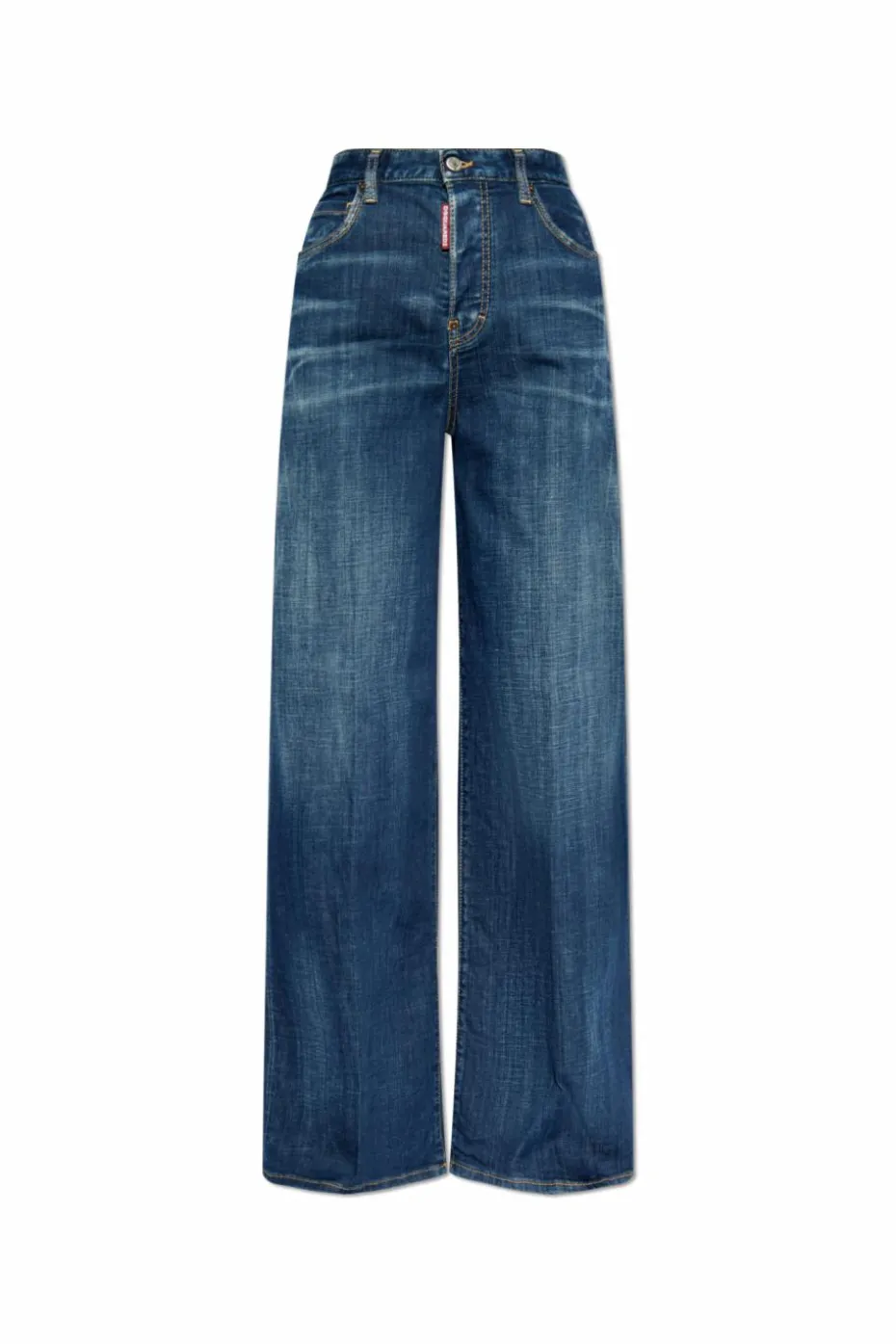 Dsquared2 GRANATOWY Jeansy `Traveller`