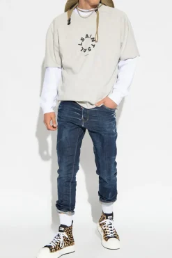 Dsquared2 GRANATOWY Jeansy ‘Cool Guy’