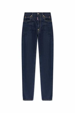 Dsquared2 GRANATOWY Jeansy `Dean`