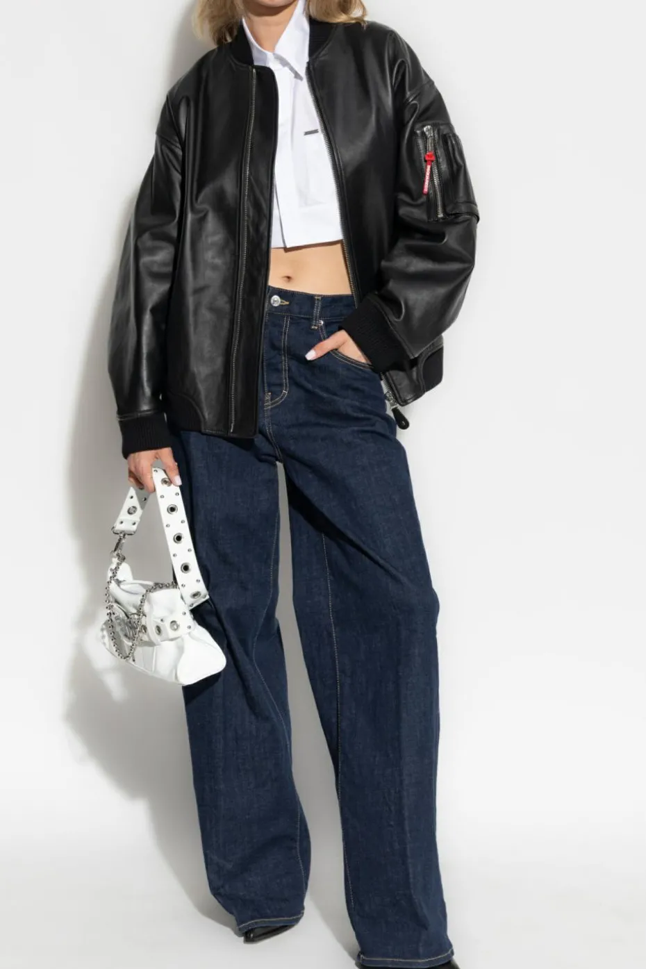 Dsquared2 GRANATOWY Jeansy `Traveller`