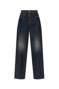 Dsquared2 GRANATOWY Jeansy `Traveller`