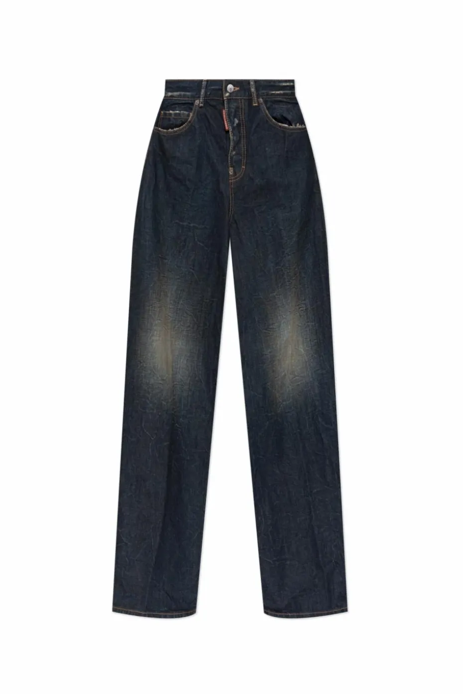 Dsquared2 GRANATOWY Jeansy `Traveller`