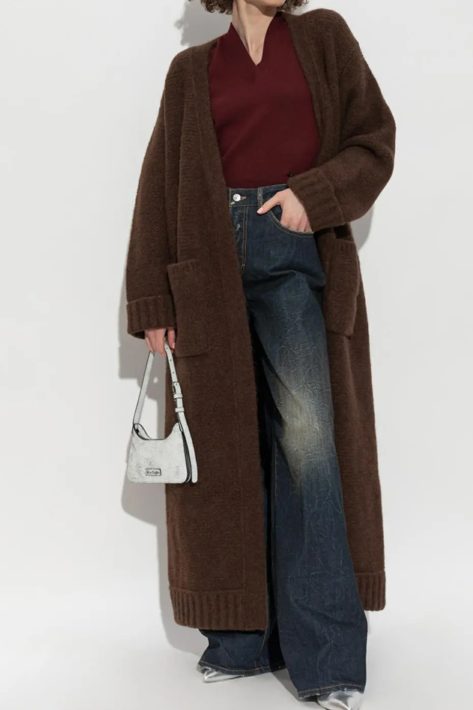Dsquared2 GRANATOWY Jeansy `Traveller`