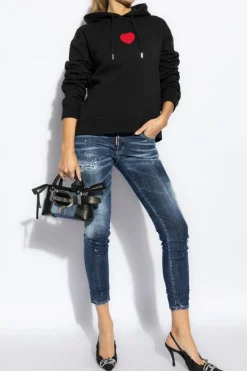 Dsquared2 GRANATOWY Jeansy ‘Jennifer’