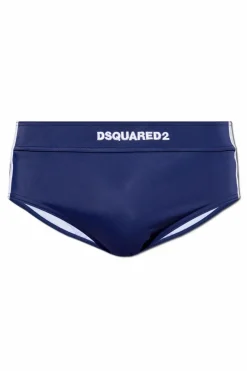 Dsquared2 GRANATOWY Slipy kąpielowe