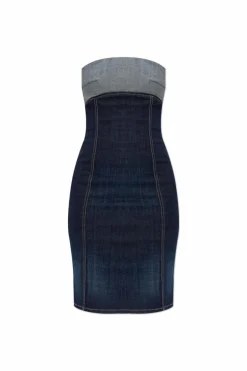 Dsquared2 GRANATOWY Sukienka jeansowa