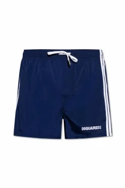 Dsquared2 GRANATOWY Szorty kąpielowe