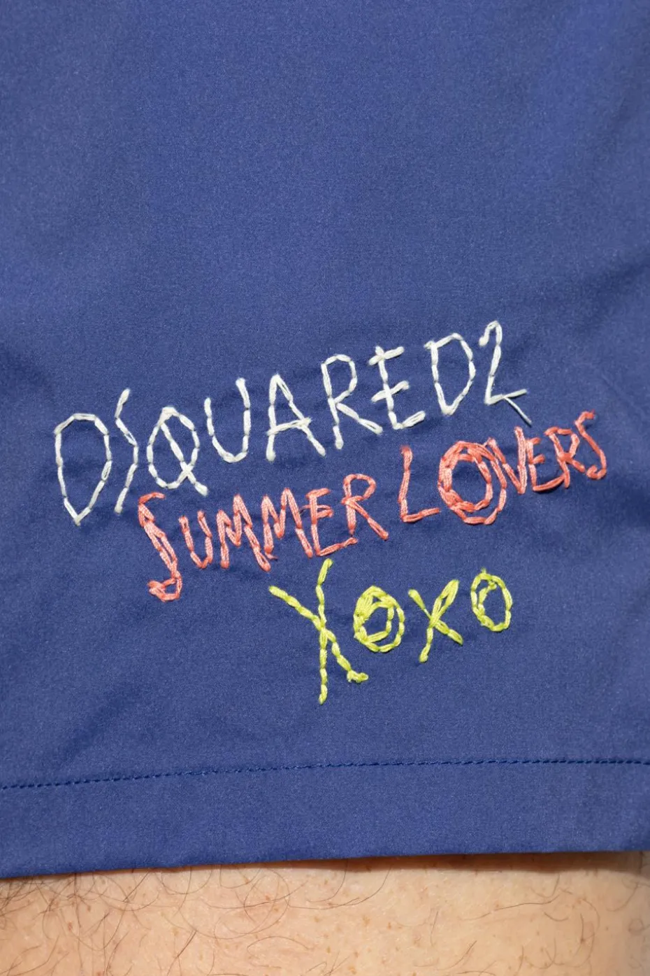 Dsquared2 GRANATOWY Szorty kąpielowe kapsuła 'Summer Lovers'