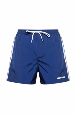 Dsquared2 GRANATOWY Szorty kąpielowe