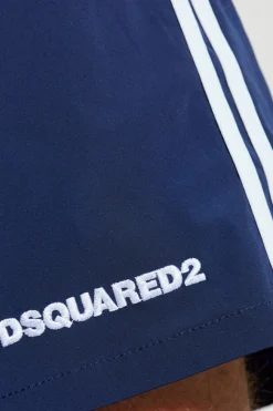 Dsquared2 GRANATOWY Szorty kąpielowe