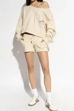 Dsquared2 kremowy Szorty kapsuła `Summer Lovers`