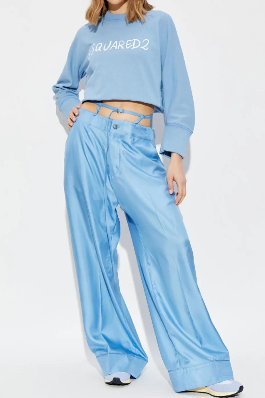 Dsquared2 NIEBIESKI Bluza z logo