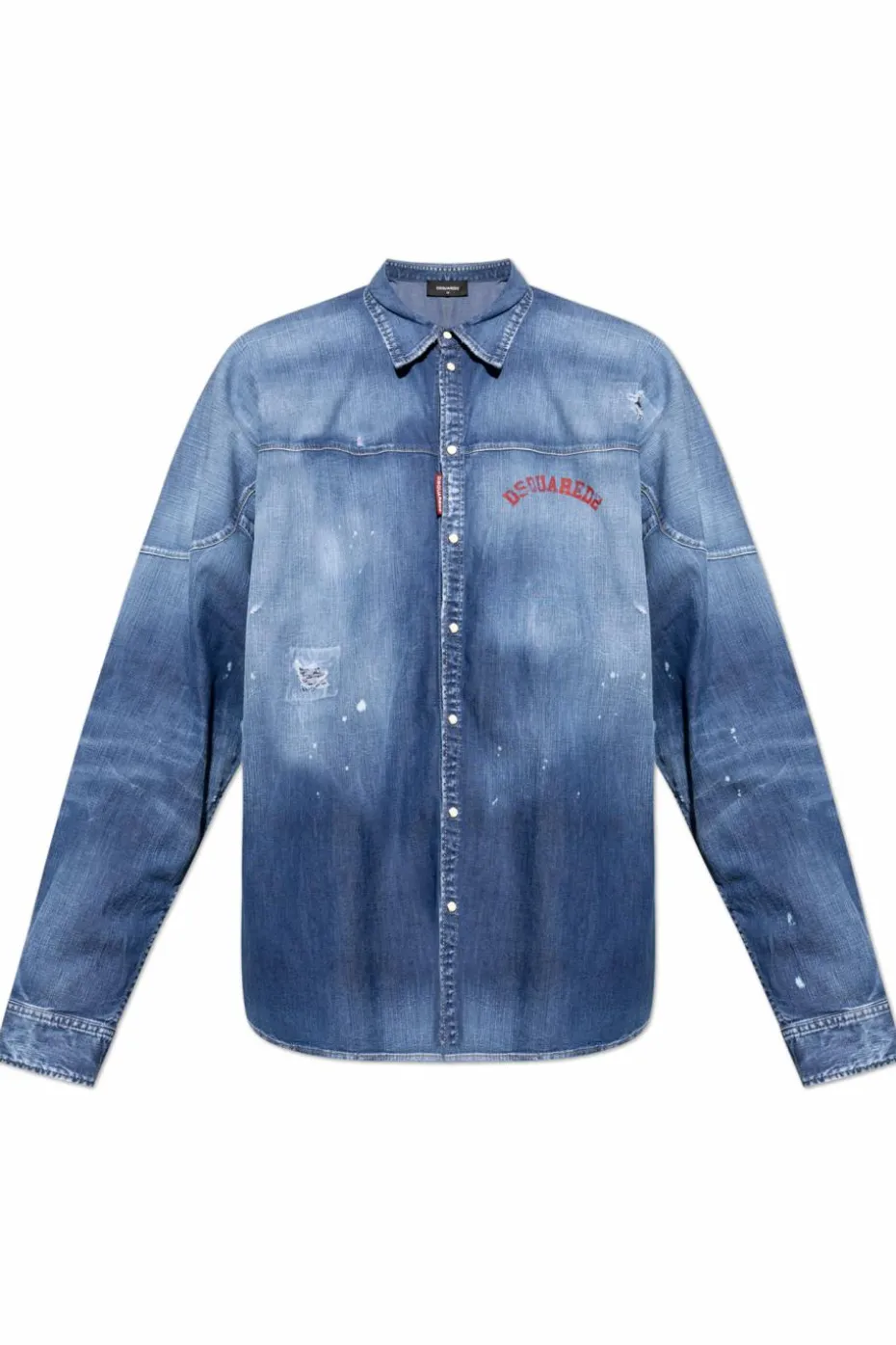 Dsquared2 NIEBIESKI Jeanowa koszula
