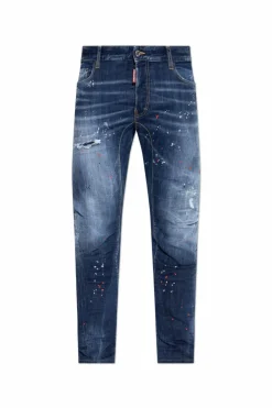 Dsquared2 NIEBIESKI Jeansy `Tidy Biker`