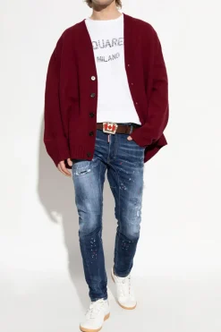 Dsquared2 NIEBIESKI Jeansy `Tidy Biker`