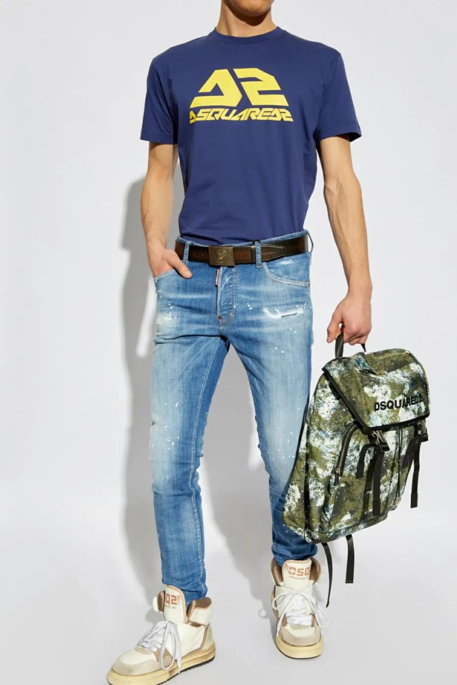 Dsquared2 NIEBIESKI Jeansy `Super Twinky`