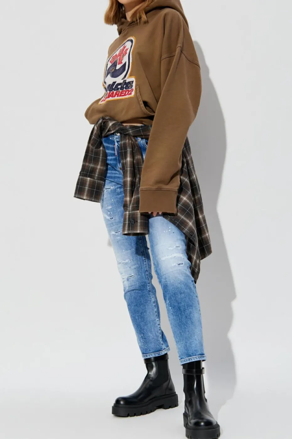 Dsquared2 NIEBIESKI Jeansy `Cool Girl`