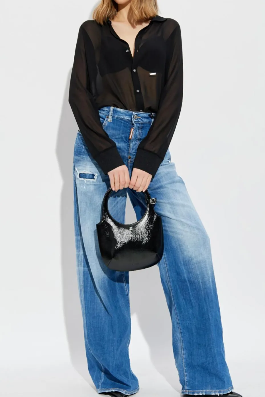 Dsquared2 NIEBIESKI Jeansy `Traveller`