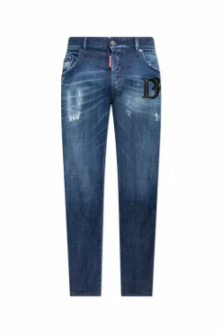 Dsquared2 NIEBIESKI Jeansy `Skater`