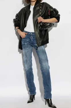 Dsquared2 NIEBIESKI Jeansy `24/7`
