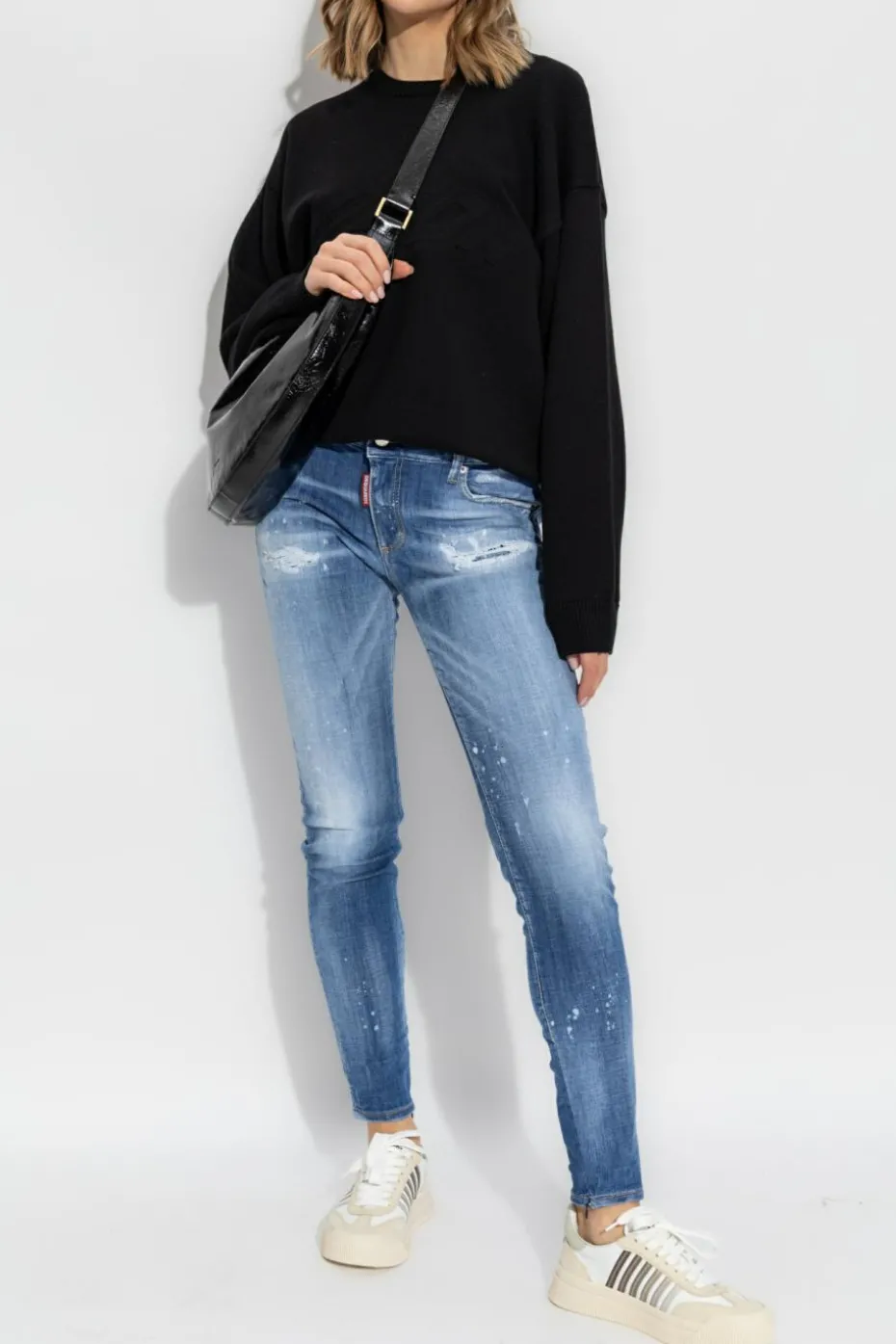 Dsquared2 NIEBIESKI Jeansy `Twiggy Jean`