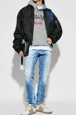 Dsquared2 NIEBIESKI Jeansy Cool Guy`