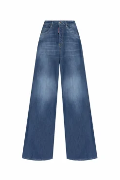 Dsquared2 NIEBIESKI Jeansy `Traveller` kapsuła `Summer Lovers`
