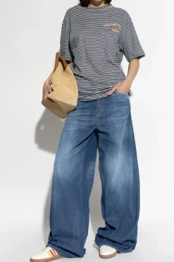 Dsquared2 NIEBIESKI Jeansy `Traveller` kapsuła `Summer Lovers`