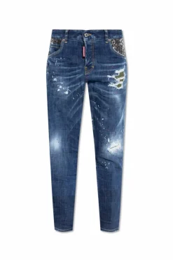 Dsquared2 NIEBIESKI Jeansy `Cool Girl`