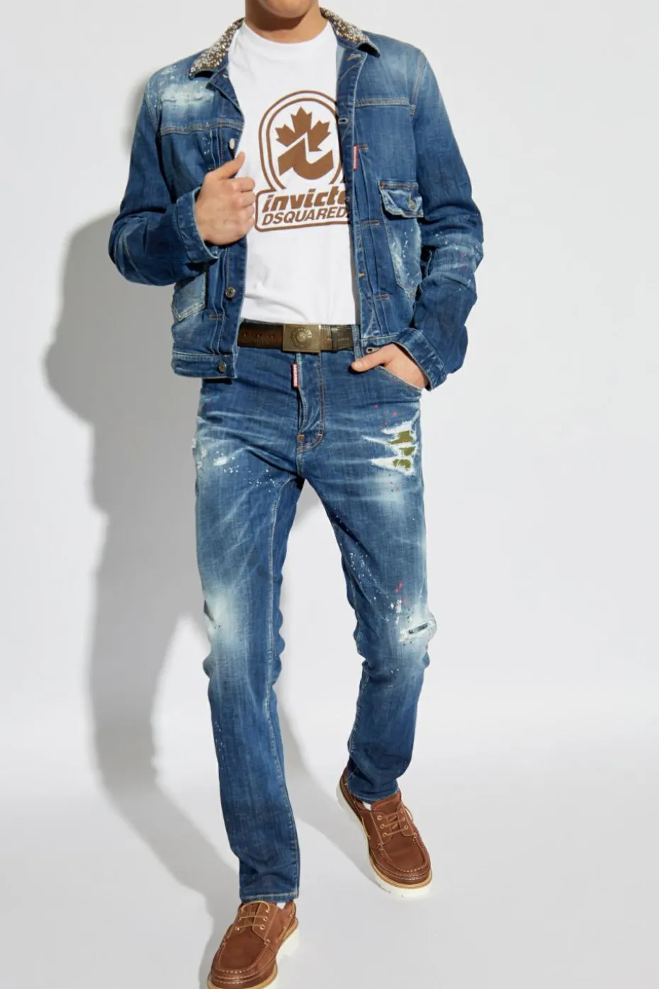 Dsquared2 NIEBIESKI Jeansy `Cool Guy`