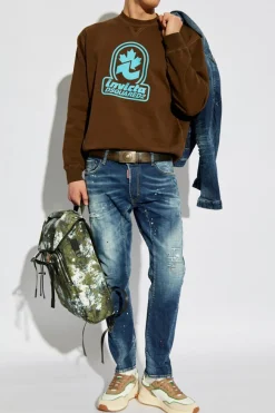 Dsquared2 NIEBIESKI Jeansy `Tidy Biker`
