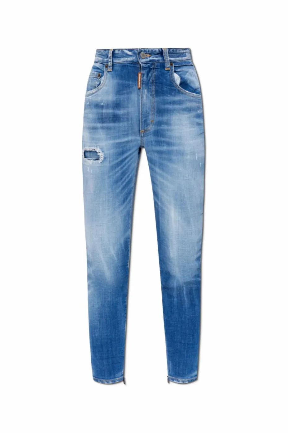Dsquared2 NIEBIESKI Jeansy `High Waits Twiggy Jean`