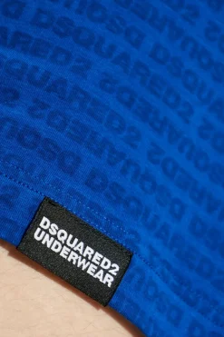 Dsquared2 NIEBIESKI Komplet: t-shirt i slipy
