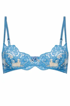 Dsquared2 NIEBIESKI Koronkowy biustonosz
