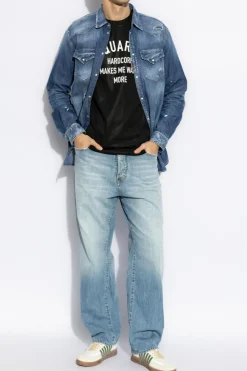 Dsquared2 NIEBIESKI Koszula jeansowa