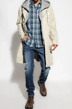 Dsquared2 NIEBIESKI Koszula w kratę