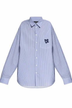 Dsquared2 NIEBIESKI Koszula kapsuła `Summer Lovers`
