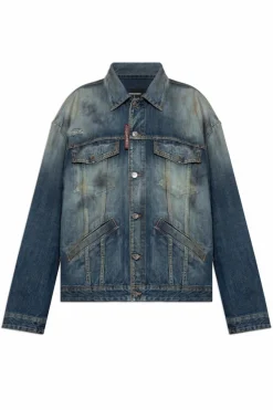 Dsquared2 NIEBIESKI Kurtka jeansowa